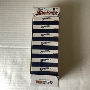 Table Top Stackers Game Major League Baseball Collection Milwaukee Brewers New
